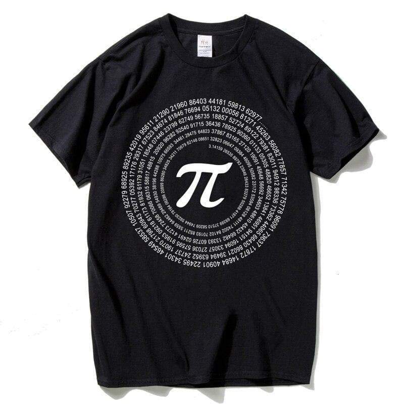 T-Shirt Grey / S "Pi Circle" T-Shirt - 100% Cotton The Sexy Scientist