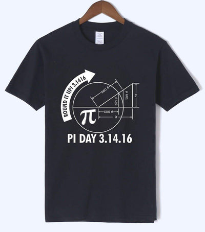 T-Shirt Black / S "Pi Day 3.1416" T-Shirt - 100% Cotton The Sexy Scientist
