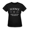T-Shirt Black / S "Scientific Truth" T-Shirt - 100% Cotton The Sexy Scientist