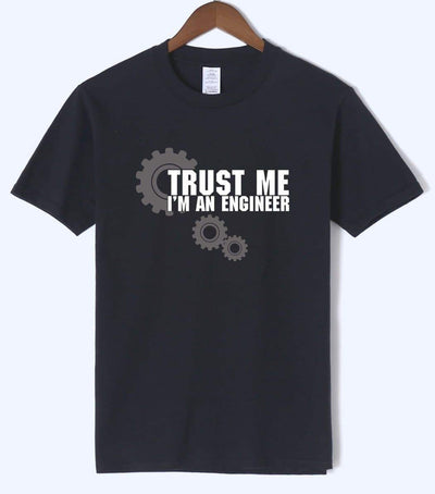 T-Shirt Black / S "Trust Me I Am An Engineer" T-Shirt - 100% Cotton The Sexy Scientist
