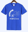 T-Shirt Blue 2 / S "Pi Day 3.1416" T-Shirt - 100% Cotton The Sexy Scientist