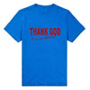 T-Shirt Blue/Red / XS "Thank God I'm An Atheist" T-Shirt - 100% Cotton The Sexy Scientist