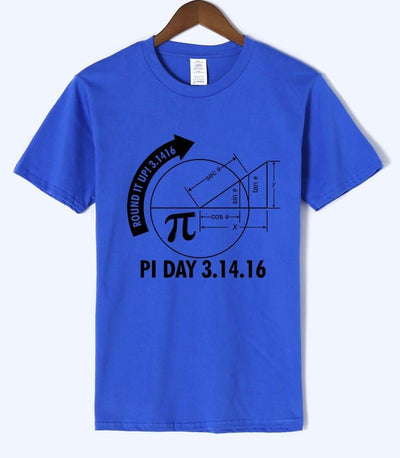 T-Shirt Blue / S "Pi Day 3.1416" T-Shirt - 100% Cotton The Sexy Scientist