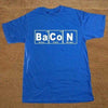 T-Shirt Blue/White / XS "BaCoN periodic table" T-Shirt - 100% Cotton The Sexy Scientist