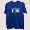 T-Shirt Blue/White / XS "OMg periodic table" T-Shirt - 100% Cotton The Sexy Scientist