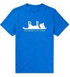 T-Shirt Blue/White / XS "Schrodingers Cat is Dead" T-Shirt - 100% Cotton The Sexy Scientist