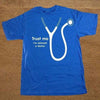 T-Shirt Blue/White / XS "Trust Me I'm (Almost) A Doctor" T-Shirt - 100% Cotton The Sexy Scientist