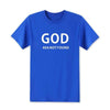 T-Shirt Blue / XS "GOD 404 NOT FOUND" T-Shirt - 100% Cotton The Sexy Scientist