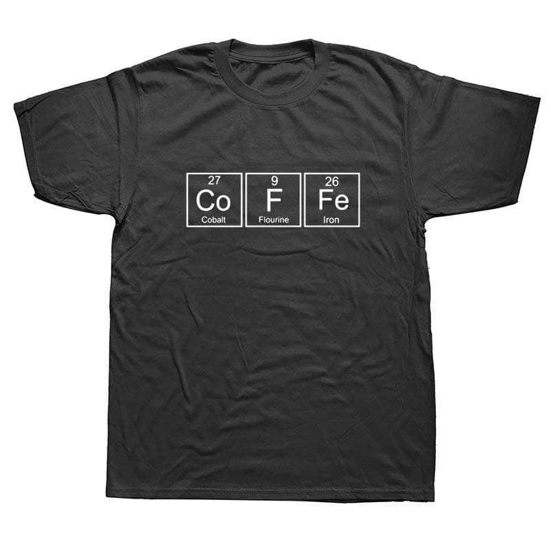 T-Shirt "CoFFe" T-Shirt - 100% Cotton The Sexy Scientist
