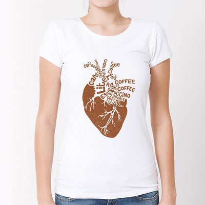 T-Shirt "Coffee & Science Lovers" T-Shirt - Cotton & Modal The Sexy Scientist