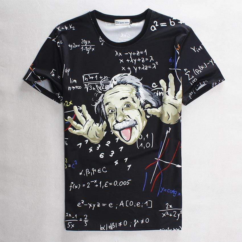 T-Shirt "Crazy Einstein" T-Shirt - Polyester & Spandex The Sexy Scientist