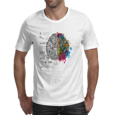 T-Shirt Geek Brain Science - Coton & Modal