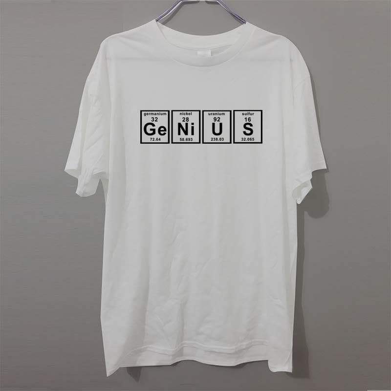 "GENIUS" T-Shirt - 100% Cotton
