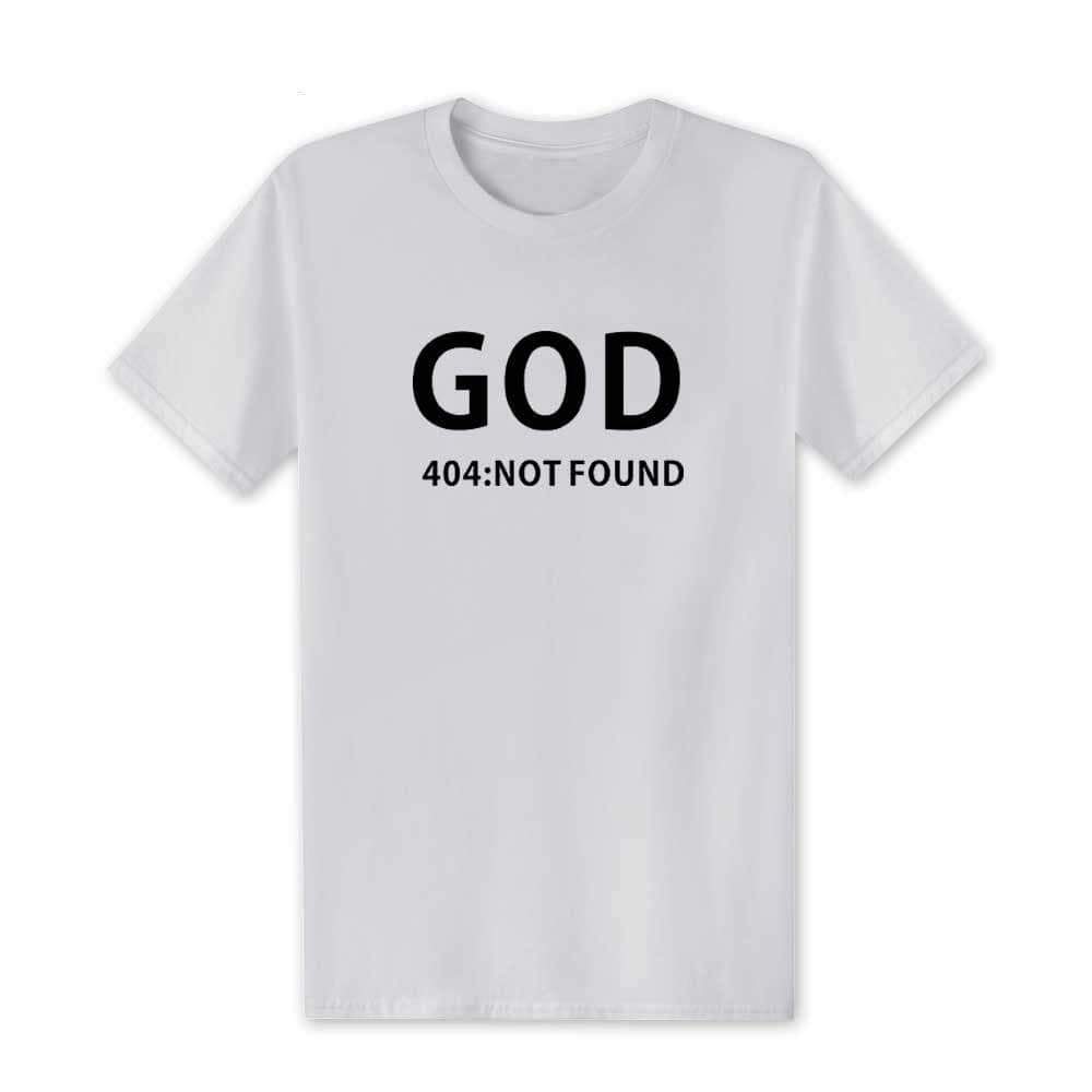 T-Shirt "GOD 404 NOT FOUND" T-Shirt - 100% Cotton The Sexy Scientist