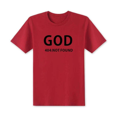 T-Shirt "GOD 404 NOT FOUND" T-Shirt - 100% Cotton The Sexy Scientist