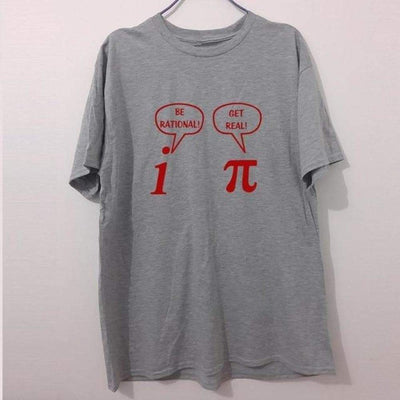 T-Shirt gray 1 / XS "Be Rational" T-Shirt - 100% Cotton The Sexy Scientist