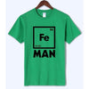 T-Shirt Green / S "Fe-Man" T-Shirt - 100% Cotton The Sexy Scientist