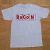 T-Shirt Grey/Red / XS "BaCoN periodic table" T-Shirt - 100% Cotton The Sexy Scientist