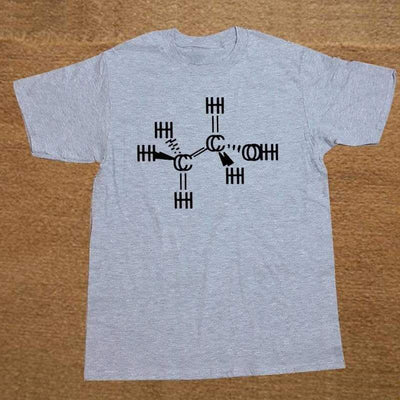 T-Shirt Grey / S "Chemistry Reaction" T-Shirt - 100% Cotton The Sexy Scientist