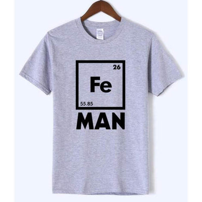 T-Shirt Grey / S "Fe-Man" T-Shirt - 100% Cotton The Sexy Scientist