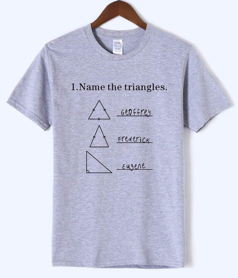 T-Shirt White / S "Name The Triangle" T-Shirt - 100% Cotton The Sexy Scientist