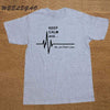 T-Shirt Grey / XS "Keep Calm and...Not That Calm" T-Shirt - 100% Cotton The Sexy Scientist