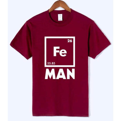 T-Shirt Magenta 2 / S "Fe-Man" T-Shirt - 100% Cotton The Sexy Scientist