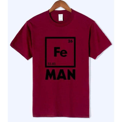 T-Shirt Magenta / S "Fe-Man" T-Shirt - 100% Cotton The Sexy Scientist