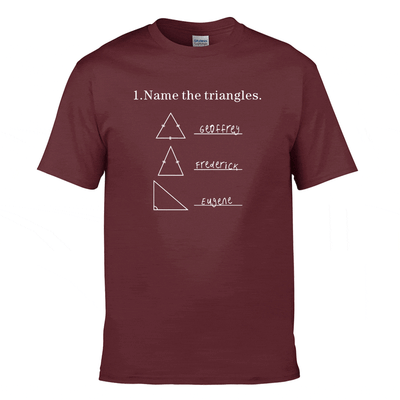 T-Shirt "Name The Triangle" T-Shirt - 100% Cotton The Sexy Scientist