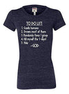 T-Shirt Navy Blue / S "God To Do List" T-Shirt - 100% Cotton The Sexy Scientist
