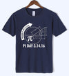 T-Shirt Navy Blue / S "Pi Day 3.1416" T-Shirt - 100% Cotton The Sexy Scientist