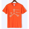 T-Shirt Orange 2 / S "Back To The Future" T-Shirt - 100% Cotton The Sexy Scientist