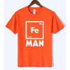 T-Shirt Orange 2 / S "Fe-Man" T-Shirt - 100% Cotton The Sexy Scientist