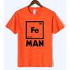 T-Shirt Orange / S "Fe-Man" T-Shirt - 100% Cotton The Sexy Scientist