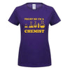 T-Shirt Purple/Yellow / S "Trust Me I'm a Chemist" T-Shirt - 100% Cotton The Sexy Scientist