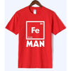 T-Shirt Red 2 / S "Fe-Man" T-Shirt - 100% Cotton The Sexy Scientist