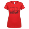 T-Shirt Red/Black / S "Trust Me I'm a Chemist" T-Shirt - 100% Cotton The Sexy Scientist