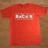T-Shirt Red/White / XS "BaCoN periodic table" T-Shirt - 100% Cotton The Sexy Scientist