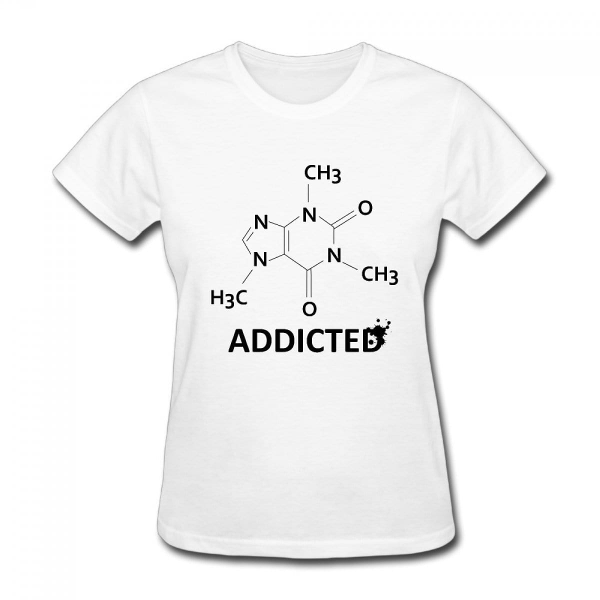 T-Shirt "Science Addict" T-Shirt - 100% Cotton The Sexy Scientist