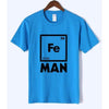 T-Shirt Sky Blue / S "Fe-Man" T-Shirt - 100% Cotton The Sexy Scientist
