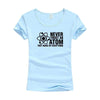 T-Shirt Sky Blue / S "Never Trust An Atom They Make Up Everything" T-Shirt - Cotton & Modal The Sexy Scientist