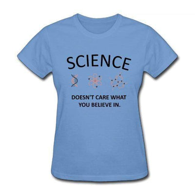 T-Shirt Sky Blue / S "Scientific Truth" T-Shirt - 100% Cotton The Sexy Scientist