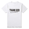 T-Shirt White/Black / XS "Thank God I'm An Atheist" T-Shirt - 100% Cotton The Sexy Scientist