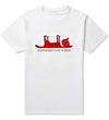 T-Shirt White/Red / XS "Schrodingers Cat is Dead" T-Shirt - 100% Cotton The Sexy Scientist