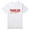 T-Shirt White/Red / XS "Thank God I'm An Atheist" T-Shirt - 100% Cotton The Sexy Scientist