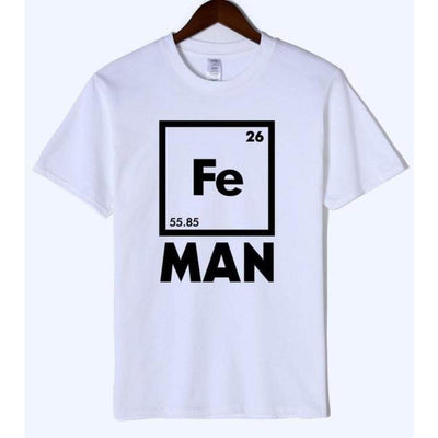 T-Shirt White / S "Fe-Man" T-Shirt - 100% Cotton The Sexy Scientist