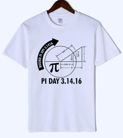 T-Shirt White / S "Pi Day 3.1416" T-Shirt - 100% Cotton The Sexy Scientist