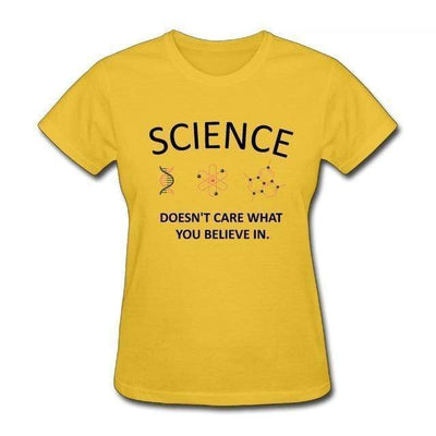 T-Shirt Yellow / S "Scientific Truth" T-Shirt - 100% Cotton The Sexy Scientist