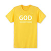 T-Shirt Yellow / XS "GOD 404 NOT FOUND" T-Shirt - 100% Cotton The Sexy Scientist